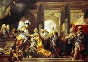 Gabriel-Francois Doyen Louis XVI recoit a Reims les hommages des chevaliers du